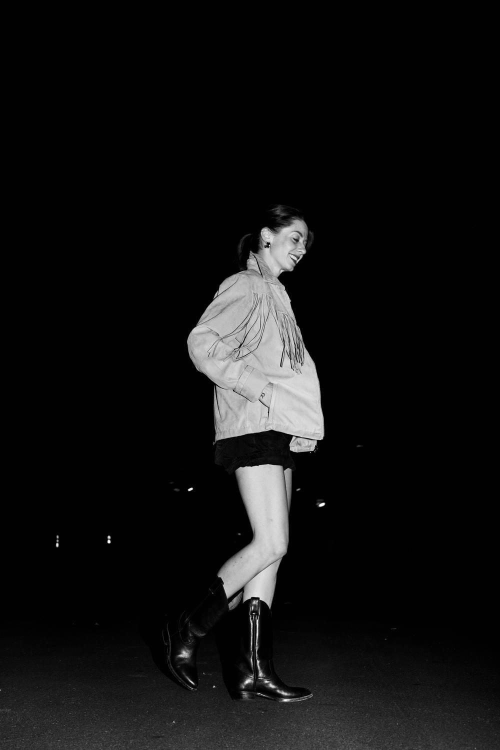 Jennie Moser walking