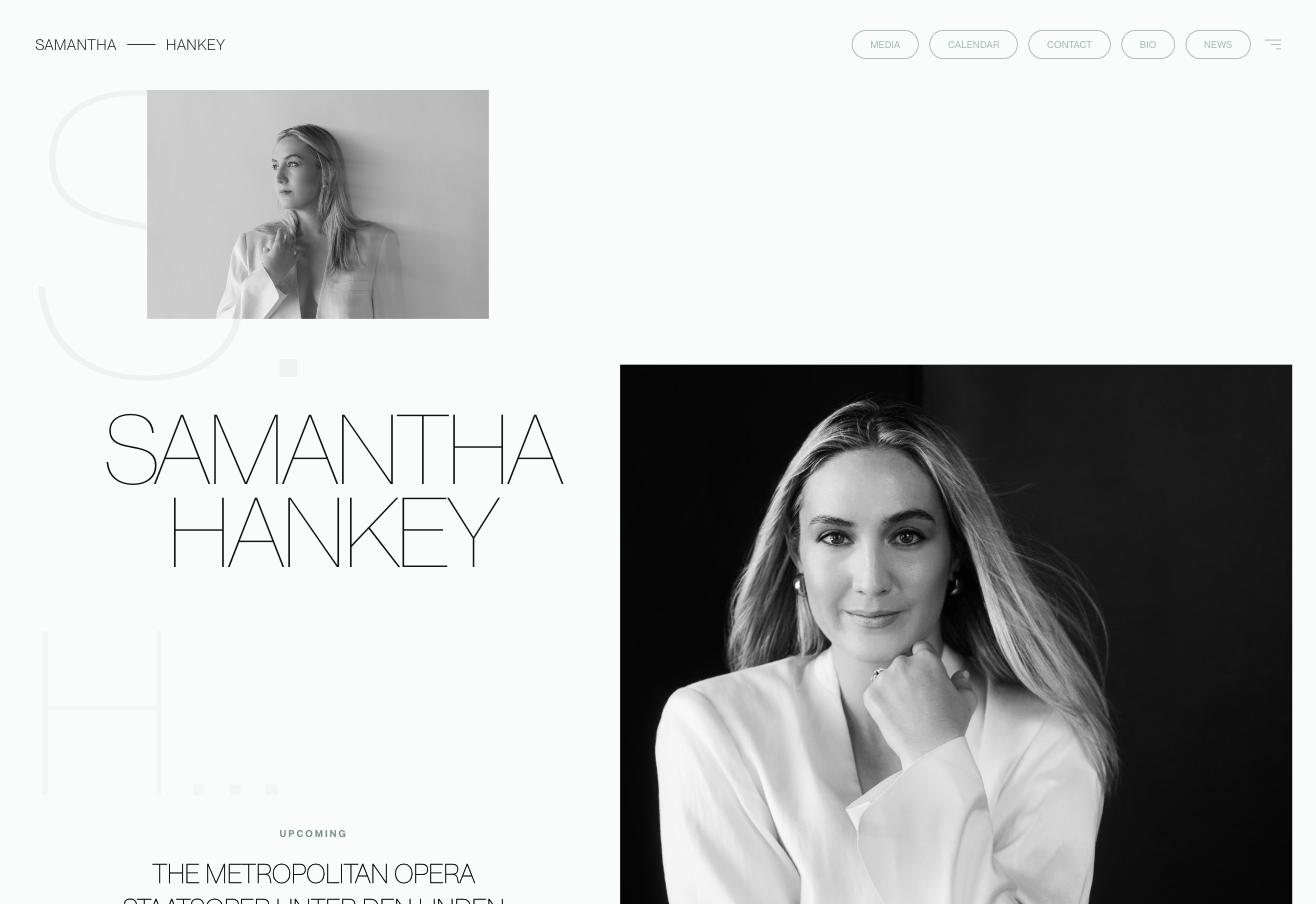 samanthahankey.com, Home
